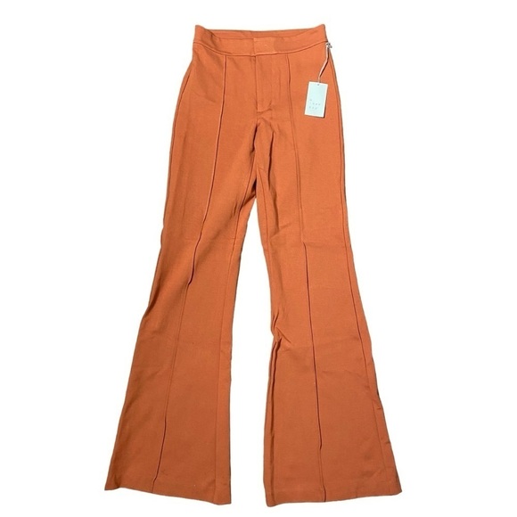 A New Day Orange Flare Trousers - Picture 1 of 5